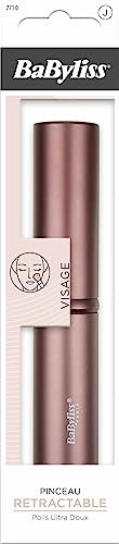 Babyliss - Pinceau retractable spécial visage - pinceau maquillage avec poils ultra doux