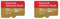 SanDisk Extreme Plus 32 GB MicroSDHC Memory Card, SD Adapter With A1 App Performance And Rescue Pro Deluxe, Up to 95 MB/s, Class 10, UHS-I, U3, V30 (Pack of 2)