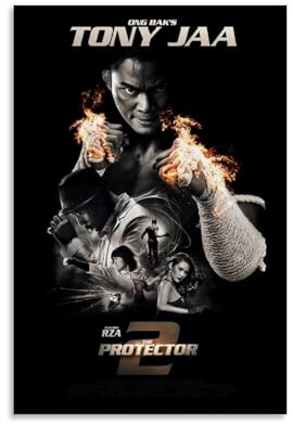 ENILSA Tony Jaa Film Poster Dekorative Malerei Leinwand Wandkunst Wohnzimmer Poster Schlafzimmer Malerei 16x24inch(40x60cm)