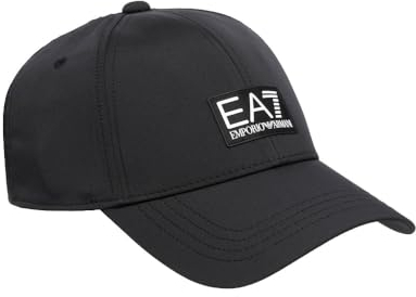 EA7 Emporio Armani Train Core Patch Logo Baseball Cap - Schwarz, Schwarz , 56
