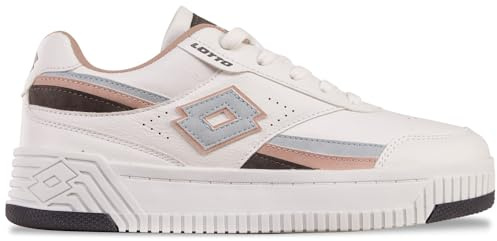 Lotto Damen PINADEE Women Sneaker, White/LT.Blue, 40 EU