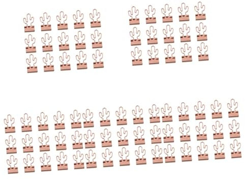 SEWACC 75 Stk Büroordner Heftklammern Büroklammern Papierhalter für Schreibtisch Büromappen lesezeichen klammer büroartikel Tragbare Büroklammern lange Schwanzklammern Metall Rose Gold