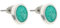 QOSS Ohrringe BO rund turquoise