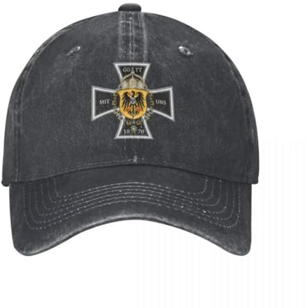 Hip Hop Wash Deutsch 1870 Gott Mit Uns Eisernes Kreuz Baseball Caps Männer Frauen Baseball Hut Snapback Deutsch Casquette