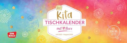 Der Kita-Tischkalender mit Herz (Juli 2025 – August 2026): Von Woche zu Woche schnell notiert. Praktischer Aufstellkalender, ideal als ... im Kita-Jahr (Kleine Helfer im Kita-Alltag)