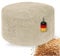 OMNANA® Cushy™ Meditationskissen rund – Sitzkissen 10cm/15cm/20cm hoch – Chenille Yogakissen mit Dinkelfüllung – Bodenkissen, Kissen für Meditation & Entspannung – Made in Germany