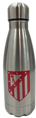 Borraccia termica per regali AT. Madrid, prodotto esclusivo per fan, regali ideali per appassionati di calcio, accessori atletici, termo)