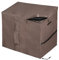 Outdoor Wheelie Bin Box Cover, Protective Cover for Garden Storage Box with Hinged Roof, for Store It Out Series, Waterproof, 420D Oxford Brown (135 x 75 x 114 cm)