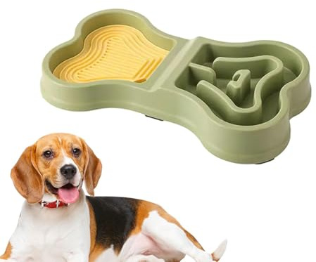 Slow Feeder Hundenäpfe Haustier Slow Down Fressnapf Tragbarer Puzzle Safe Feeder für Zuhause Reisen Indoor & Outdoor
