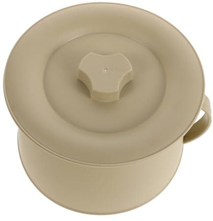 DEARMAMY Escupidera Con Tapa Portátil De Plástico Bacinilla Para Ancianos y Discapacitados Casa o Hospital Recipiente Para Orina Unisex