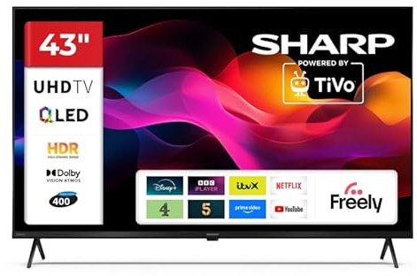 Sharp 43-inch 4K Ultra HD QLED Smart TV 43HM5345K