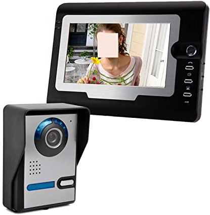 Doorbell Kamera, Tür-Gegensprechanlage, Video-Türsprechanlage, Telefon mit Videoklingel, regenfeste Infrarotkamera für Haus, Villa, Bauwohnung