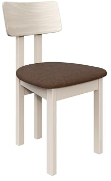 Mirjan24 Esszimmerstuhl Kizeko II, Polsterstuhl, Rahmen aus Buchenholz Gepolsterte Sitzfläche aus Stoff Stuhl für Arbeitszimmer Esszimmer Küchenstuhl (Cashmere/Soro 28)