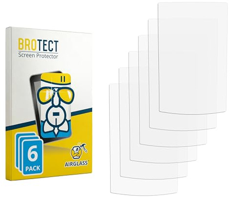 BROTECT 6 Stück Schutzglas für Engwe Engine Pro 3.0 Boost Schutzfolie Panzer Folie Glas[Extrem Kratzfest 9H, Anti-Fingerprint, Ultra-Transparent]