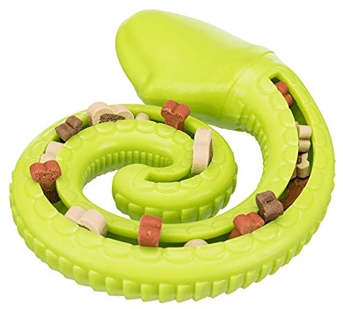 TRIXIE Snack-Snake, für alle Hunderassen geeignet, petrol, 34950, Gummi
