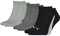 Puma Unisex Sneaker Socken, Schwarz/Weiß, 43/46 (3er Pack)