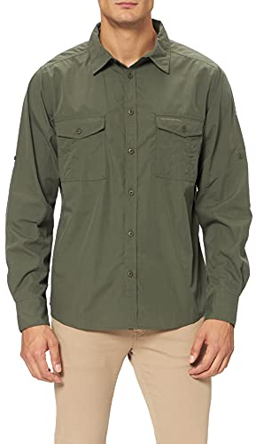 Craghoppers Mens Kiwi Ls Hiking Shirt, Cedar, 3XL EU