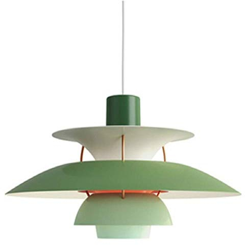 Vintage Esstisch Pendelleuchte, Industrielle Pendellampe, Ø40cm Lampenschirm, Höhenverstellbar, E27, Retro klassisch Hängelampe, für Loft Restaurant Cafe Bar Wohnzimmer Schlafzimmer (D,40CM)