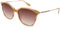 LONGCHAMP Damen LO660S Sonnenbrille, Marble Beige, 54