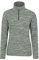 Mountain Warehouse Camber Polaire mi-zippé pour Femme - Pull Respirant Fin et Ultra-Chaud, Anti-Peluche, Pull-Over léger décontracté - Voyage, randonnée, Hiver, Sport Kaki M