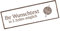 Türschild Wolle und Häkelnadel Namensschild personalisiert mit Gravur- 150mm x 50mm - selbstklebend