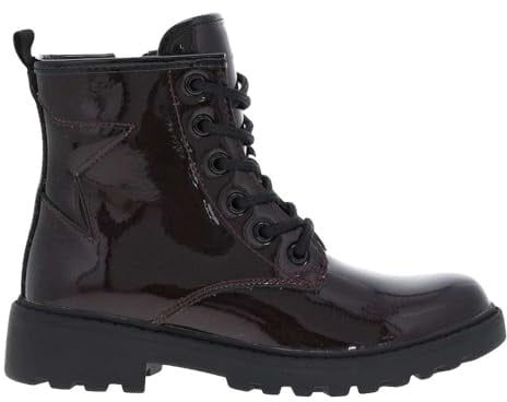 Geox Junior Girl J CASEY GIRL ANKLE BOOTS DK BURGUNDY/BLACK 39_EU