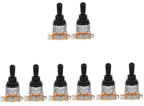 Vaguelly 4 Set di Robusti Pickup per Chitarra Elettrica a 3 Vie con Levetta in Metallo di Ricambio per Chitarra Accessori per Chitarra 2 Pezzi*4