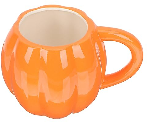 DOITOOL Citrouille Tasse À Café En Céramique Tasses De Citrouille D'halloween Tasse À Café En Céramique Tasse De Lait Amusant Automne Tasses Pour Enfants Femmes Hommes (500 Ml)