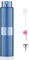 Toureal Aluminio 20ml Atomizador Perfume Recargable, Perfumador Dispensador de Viaje, Spray Pulverizador Pequeño para Colonia (Azul)
