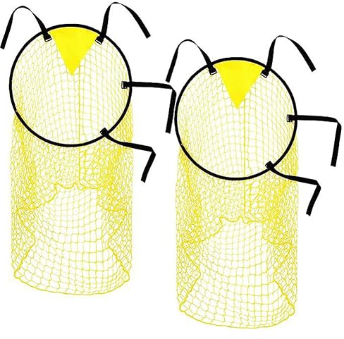 Naedien Football Top Bins Target Net, 12 CM Top Corner Target, Blue Nylon Football Goal Net for Soccer Training, Improving Shooting Accuracy