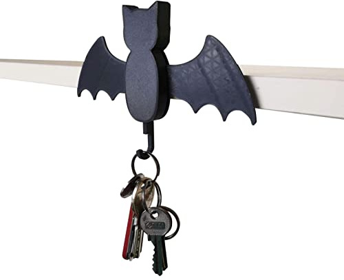 Fledermaus-Schlüsselaufhänger, Wandmontage, Fledermaus, dekorativer Schlüsselhaken, multifunktionale Wandhaken, Fledermaus-Schlüsselhaken, Gothic- für Küche, Badezimmer, Wohnzimmer oder