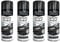 SDMAX All Purpose Black Satin Spray Paint, Satin Finish, Suitable for Wood, Metal, Plastic, and, Glass Surfaces, Quick Spraying, Interior and Exterior Usage, 250ML (4 Pcs)