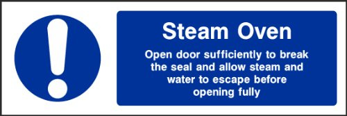 Steam Oven Sticker 400mmx133mm