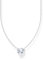 Thomas Sabo Kette mit weißem Herz-Anhänger 925 Sterlingsilber KE2211-051-14