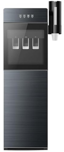 Dispensador de agua fría y caliente 3 en 1, carga inferior de 5 galones, ideal para el hogar, oficina, café, té, bar, dormitorio, con portavasos