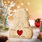 Personalisiertes Löwe Familien Namen Holzpuzzle Erinnerungsgeschenk Tischdekoration Tiere Holz Statue Ornament Dekorative Kreatives Papa Geschenk für Weihnachten Geburtstag,1-7 Namen Gravur (B1)