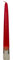 Diana Candles Adventskalender-Kerze Motiv Wichtel als Frau mit Zöpfen, Ø4,5x36 cm weiß/rot Tageskerze Weihnachtskerze '24 Tage Kerze'