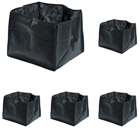 Oase 51203 Panier à Plantes Textile Carré 30 cm (Lot de 5)