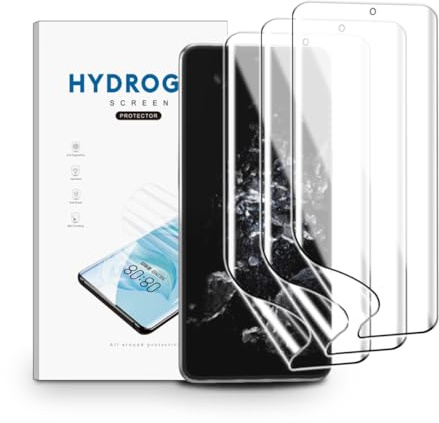 nvskvd Schutzfolie für Oneplus 10T 5G, 3 Stück TPU Displayschutzfolie Klar HD Weich Hydrogel Folie HD Transparent TPU Hydrogel Film