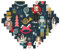 LimPac Women_S Nussknacker Ballett Weihnachten Tanz Herzförmige Bausteine Block Puzzle, Personalisierte Benutzerdefinierte Foto Geschenke zum Valentinstag