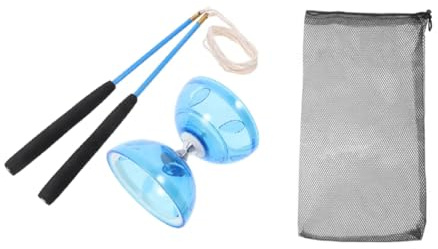 Uxsjakjsd Outdoor-Spiel Doppelköpfig Diabolo mit DREI Lagern Fitnessspielzeug für Ältere Kinder Yo-Yo-Spiel