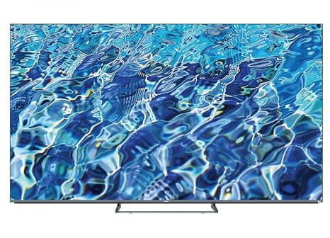 Haier H75M80FUX - TV 75 Pollici, Smart TV 4K QD-Mini LED DVB-T2 Wifi Nero Classe energetica D