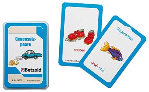 Betzold - Karten für den Magischen Zylinder, Gegensatzpaare - Deutsch Lernspiel