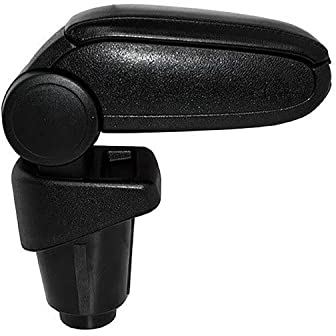 OMAC Mittelarmlehne Armlehne Mittelkonsole kompatibel mit Seat Ibiza 2008-2017 PU-Leder Schwarz