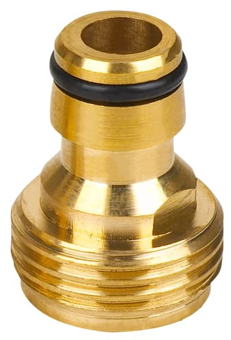 Dapetz ® Kitchen Tap Connector 3/4 Mixer Garden Hose Pipe Adaptor Joiner Hot Tub Outside Garden Hose Pipe Adapter for Kitchen Tap Bathroom Sink, Male Threaded Tap Connector Fittings