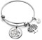 AGR8T Tante Nichte Armreif Armband Schmuck Hochzeit Geschenk Frauen Mädchen - Tante und Nichte werden wir immer sein