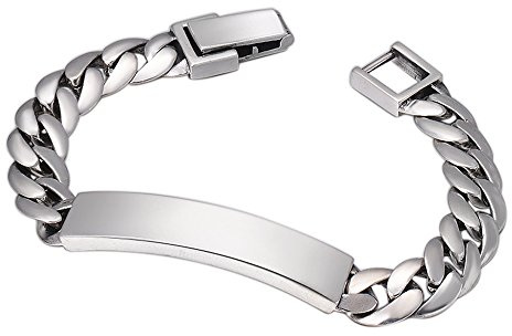 ForFox Echt 925 Sterling Silber Panzerkette Armband Gliederkette Silberarmband für Herren Damen 9mm 18/20 cm