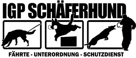siviwonder Auto Aufkleber IGP HS Deuscher Schäferhund Autoaufkleber K9 Hundeanhänger ehemals IPO Hundesport Hundemotiv schwarz