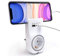 Welly EnjoyIT WY13031 - Adaptador de Pared 1 Enchufe Schuko 16A con luz Nocturna, Soporte para teléfono Inteligente/Tableta, 2 Puertos USB e indicador LED, color blanco