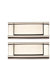 BOZONLI 2pcs Unsichtbare Griffe Flache Möbelgriffe Zinklegierung Pull Flush Hatch Locker für Küche Schrank Schublade Türgriffe - Nickel gebürstet 64mm